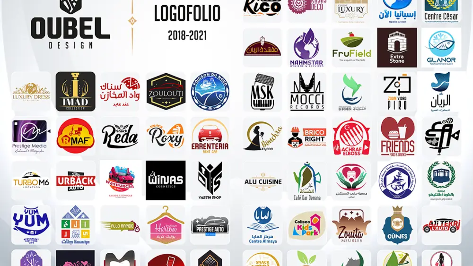 Logofolio 2018 2021 Oubel Design Logos