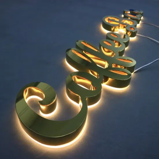 Lettres 3D en relief