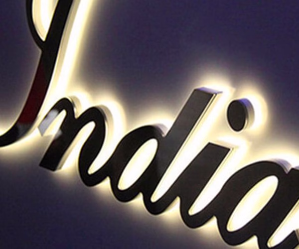 Lettres 3D en relief