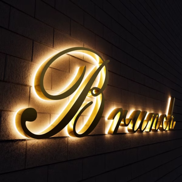 Lettres 3D en relief