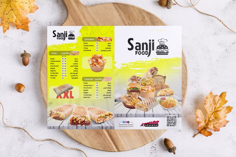 Menu - Sanji Food by Oubel Design